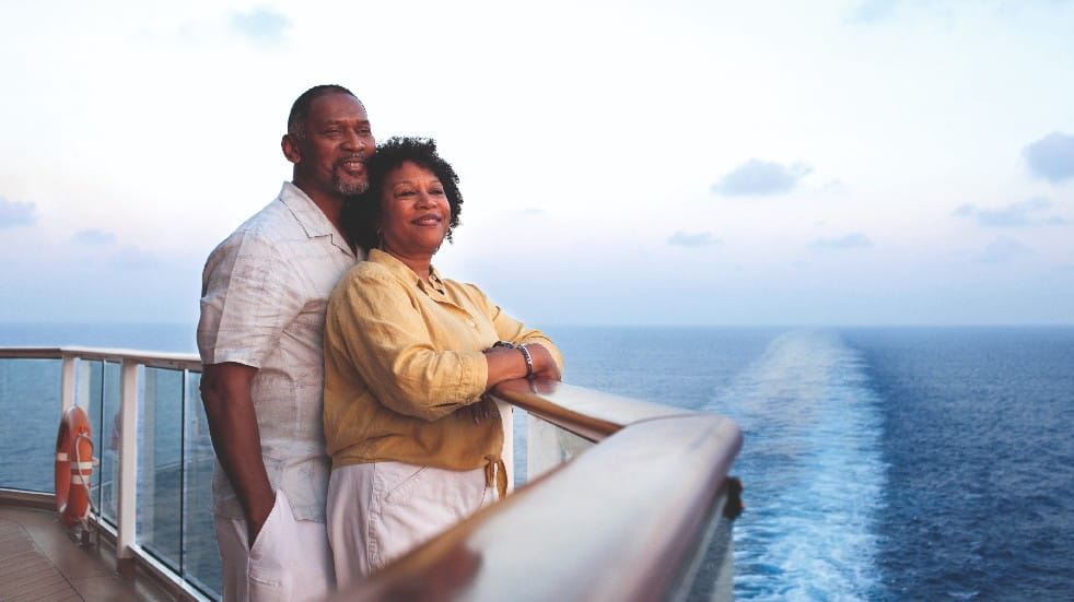 older couple on cruise
